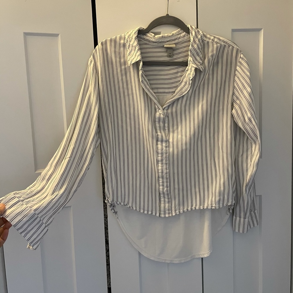 Collared Striped Shirt